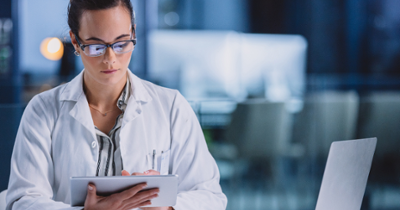 female doctor on phone-1-1