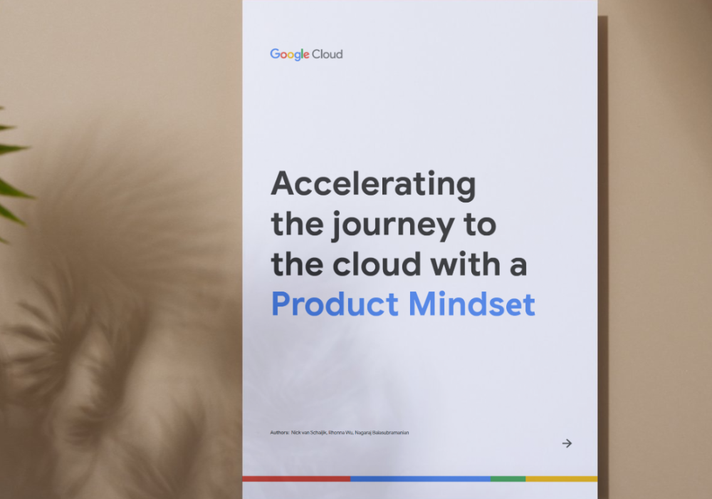 accelerating the journey to the cloud with a product mindset versa card